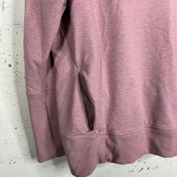 Lululemon Heathered Vintage Mauve High Lines Pullover Cowl Neck Sweater 12 - Picture 5 of 11